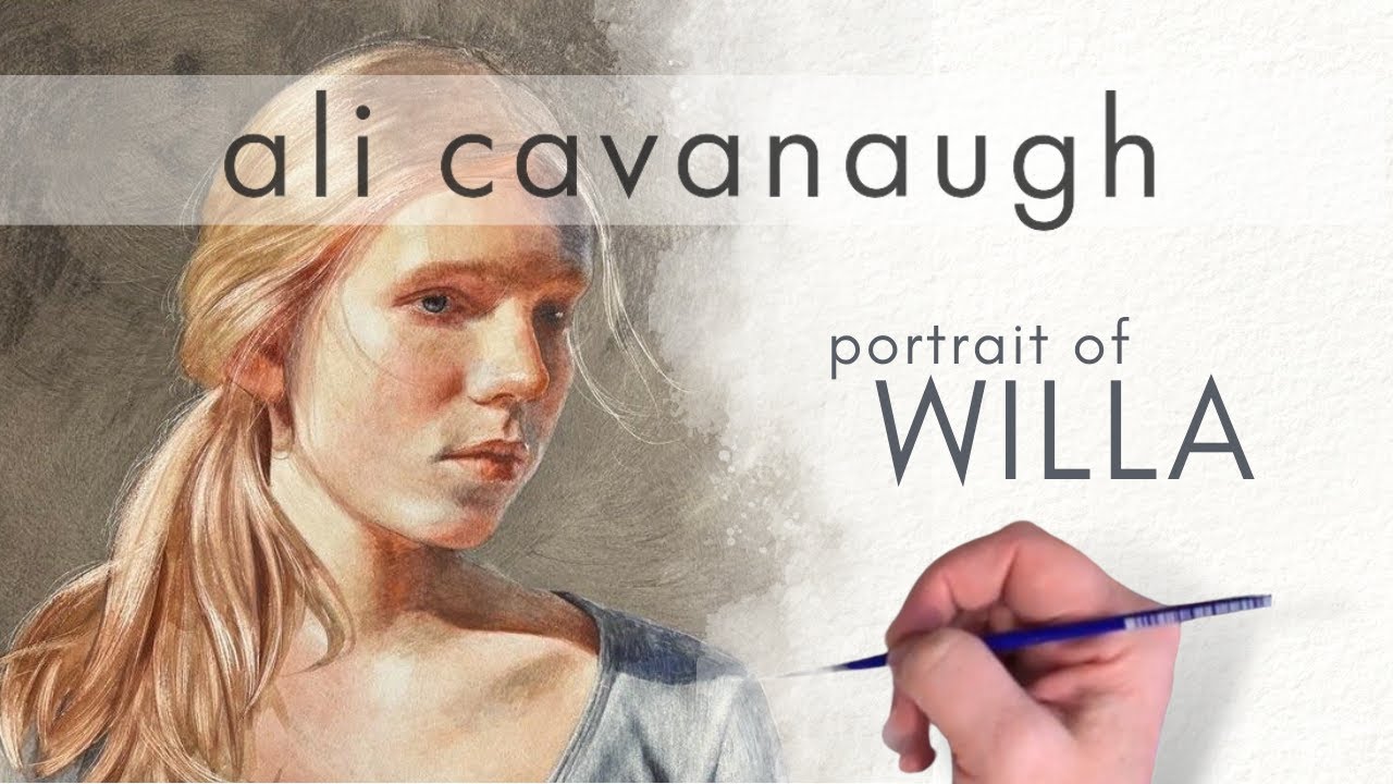 Sunlit Watercolor Portrait | Step by Step Painting with QoR Watercolors on Aquabord