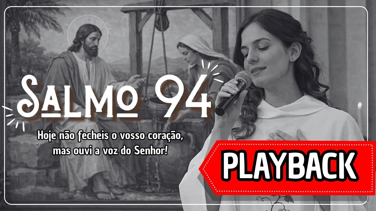 Salmo 94 [PLAYBACK]  Hoje não fecheis o vosso coração, mas ouvi a voz do Senhor  v2 C maior Fem