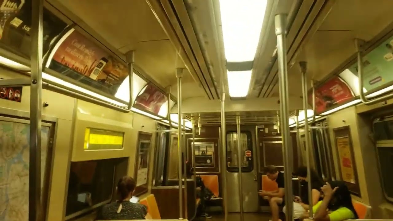 NYCTA: On Board Brooklyn and Queens Bound A Train To Ozone Park-Lefferts Boulevard, Queens