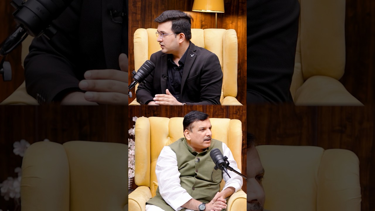 Is Dhruv Rathee associated with the Aam Aadmi Party? | Sanjay Singh | Shubhankar Mishra #shorts