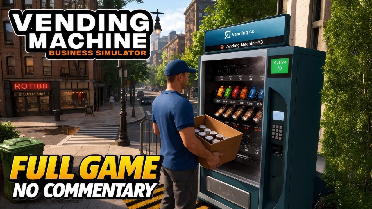 Vending Machine Business Simulator | FULL GAME Gameplay Longplay | No Commentary