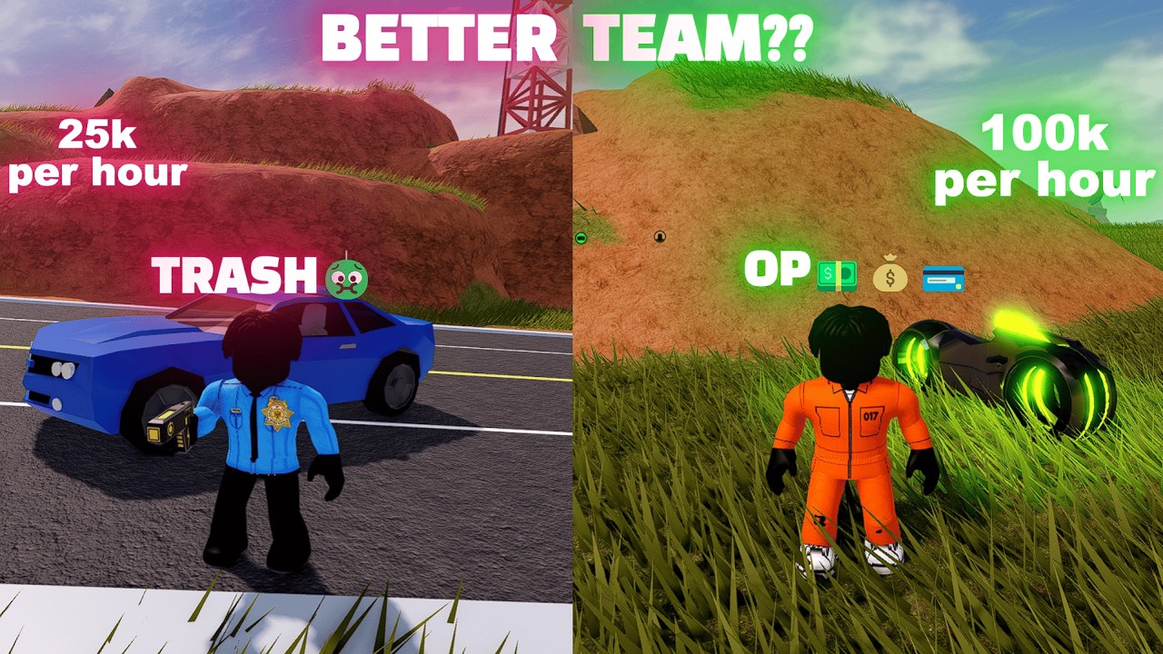 Which team is better in jail break???