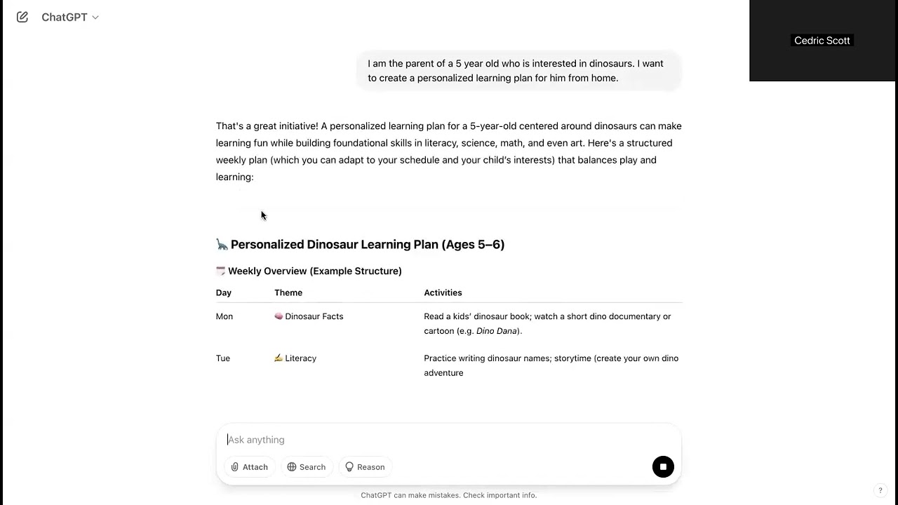 Start With Their Spark: Turn Any Interest Into a Learning Plan with AI