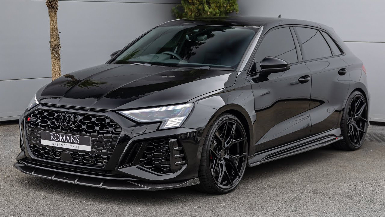 2023 Audi RS3 Vorsprung - Mythos Black - Walkaround + Engine & Exhaust Sound