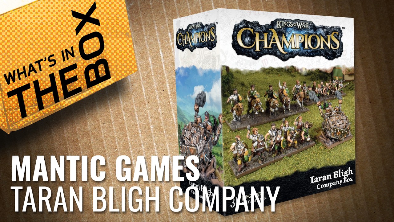 Новые крутые халфлинги для Kings of War Champions! Обзор набора от Taran Bligh Company.