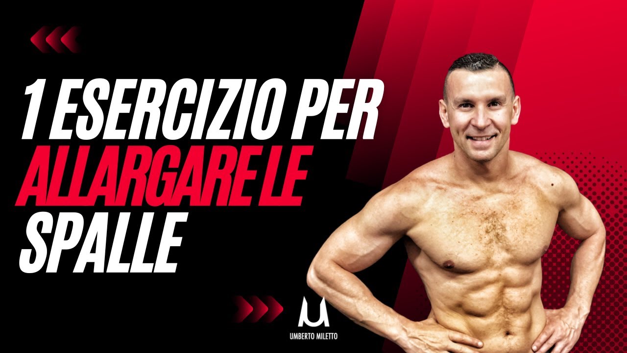 Un esercizio per allargare le spalle eccolo ✅