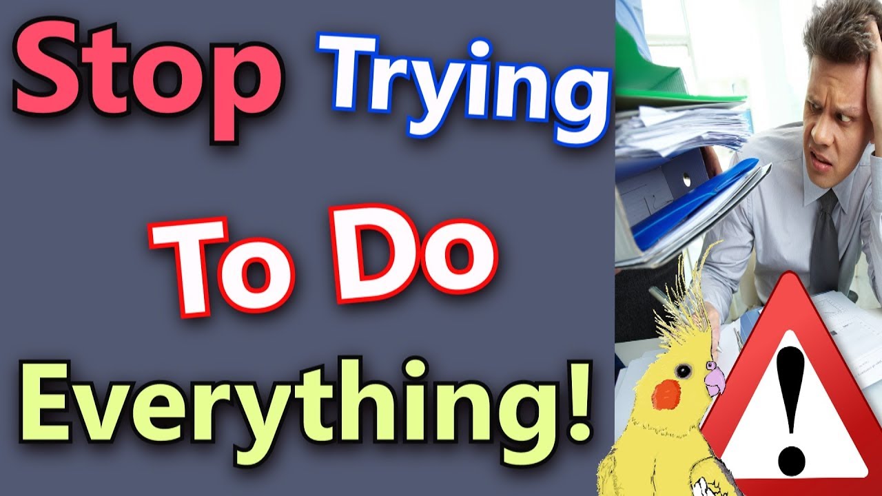 Accomplish Your Goals Faster By Doing Less (My Top Productivity Tip For Getting Fast Results)
