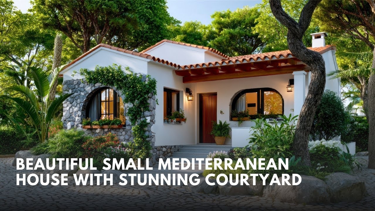 Beautiful Small Mediterranean House with Stunning Courtyard