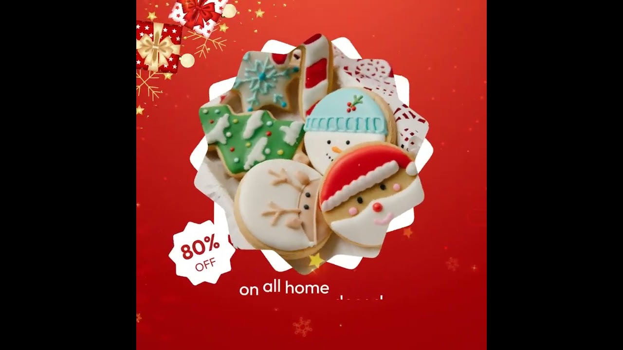 Free Christmas Gift Offer Promo Video Template (Customizable) - FlexClip