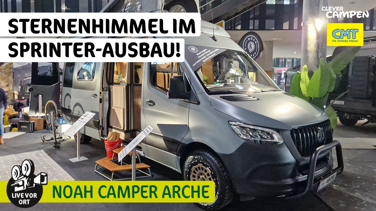 Noah Camper Arche - Ausgebauter Sprinter mit Sternenhimmel über den Sitzen. Ein echter Hingucker