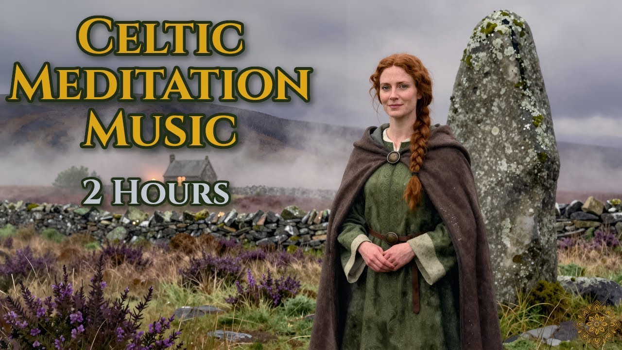 Celtic Meditation Music (2 Hours) | Lantern Procession Through Standing Stones | Sleep & Ritual