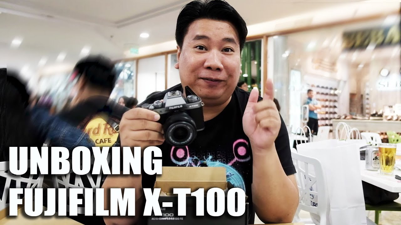 FUJIFILM X-T100 CAMERA - UNBOXING AND FIRST IMPRESSION
