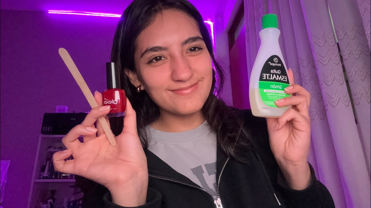 ASMR MANICURE | Te pinto las uñas 