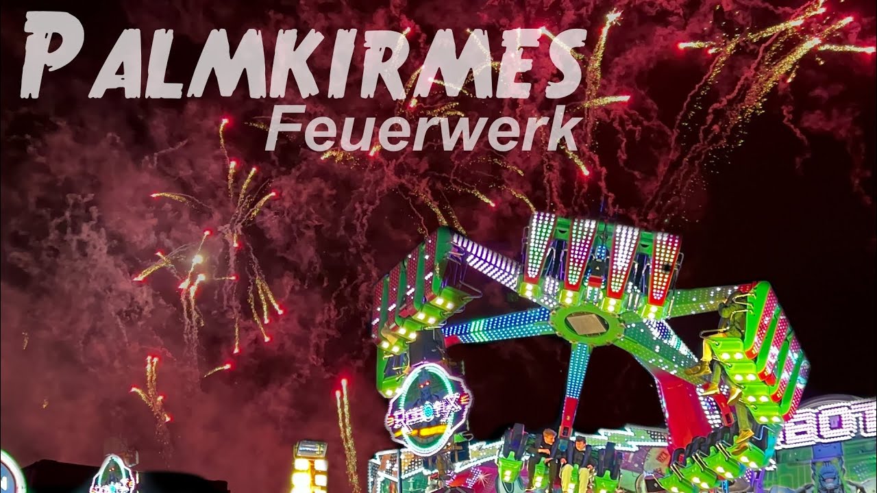 Palmkirmes Recklinghausen 2023 | Musikfeuerwerk 4K
