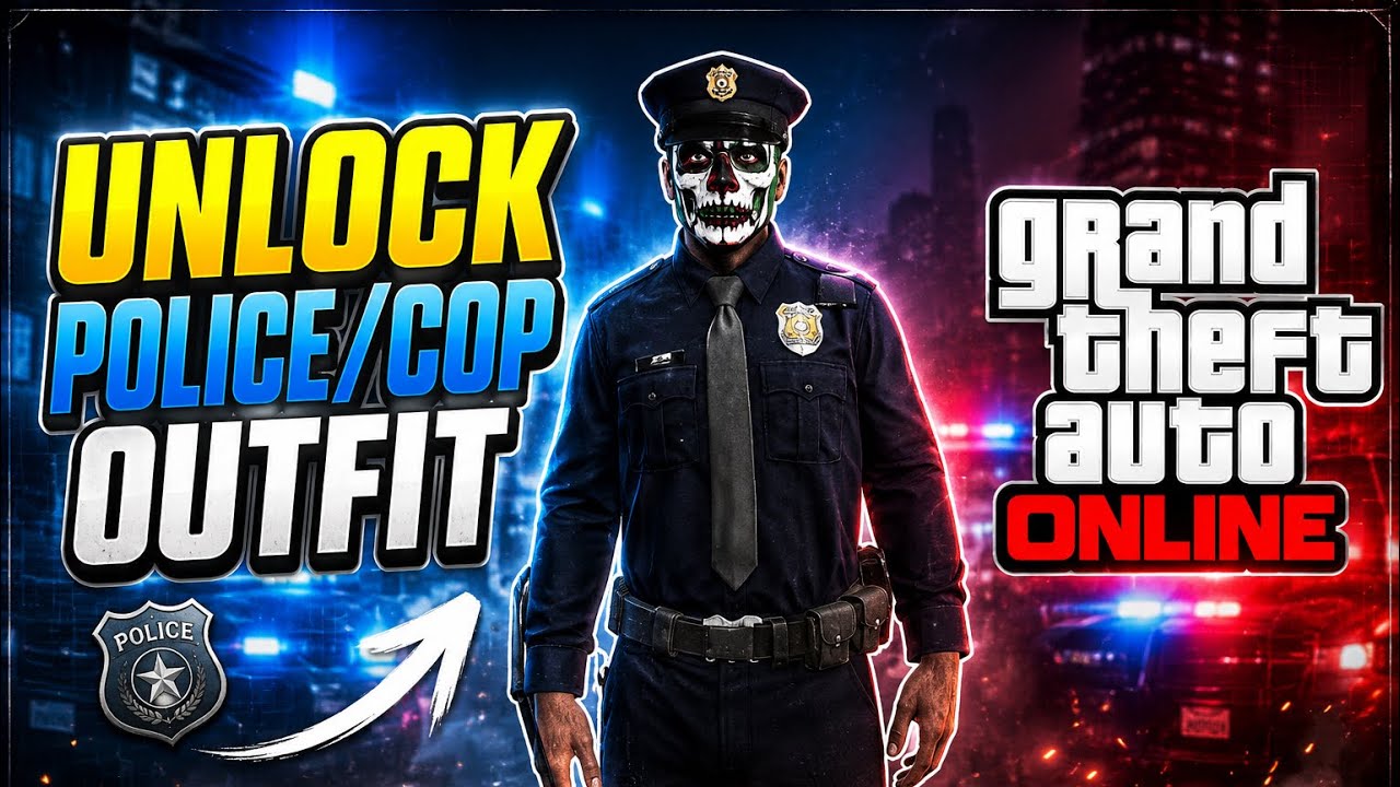 *NEW* GTA 5 ONLINE - HOW TO GET THE COP OUTFIT ONLINE (GTA 5 POLICE UNIFORM GLITCH)