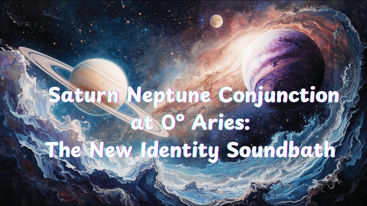 Saturn Neptune conjunction at 0° Aries: The New Identity Soundbath 