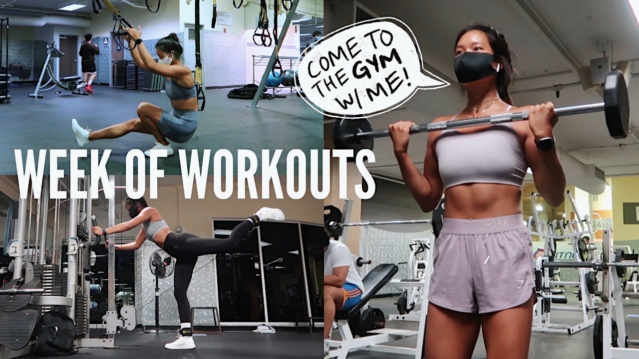 WEEK OF WORKOUTS | Growing the Booty, Building Muscle + Doing Cardio!