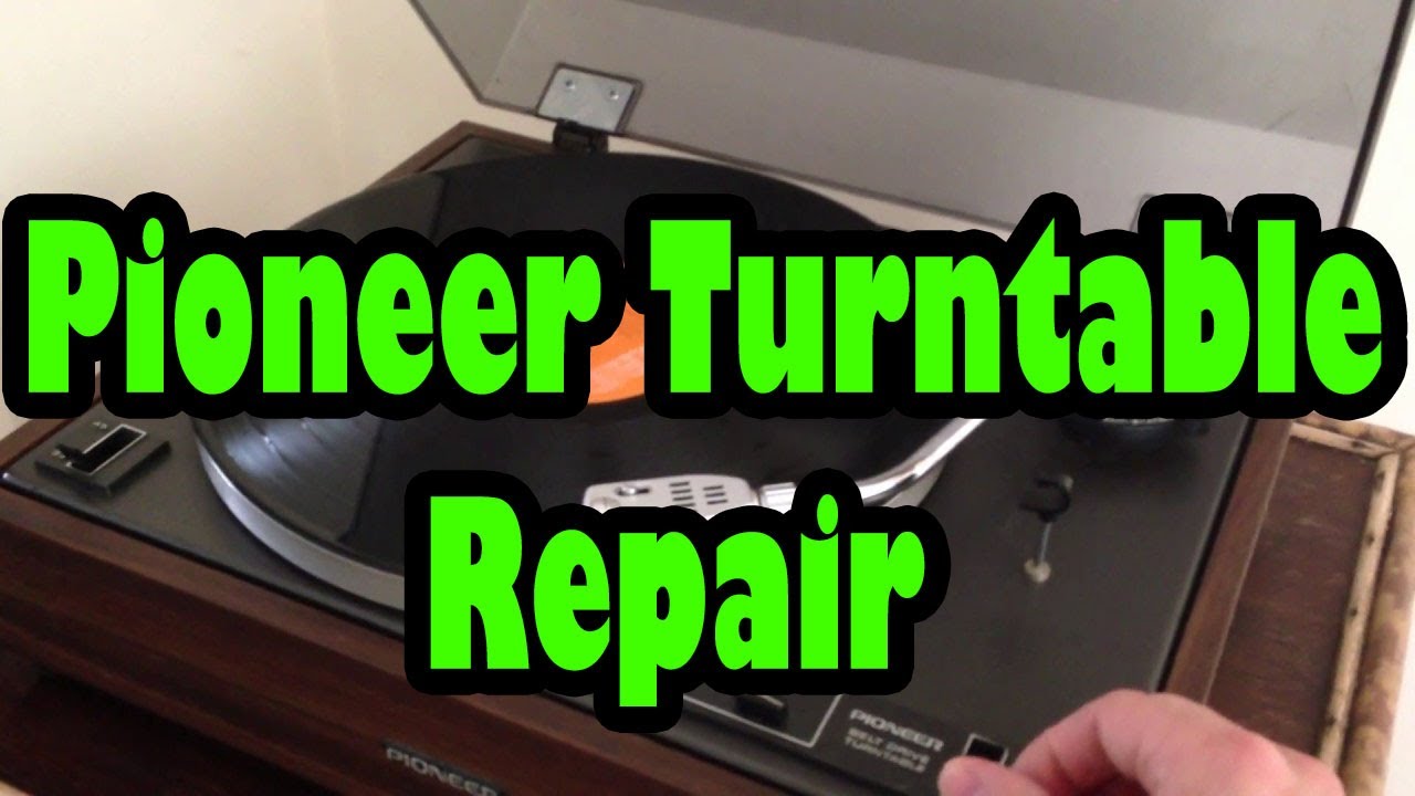 Pioneer PL-12D Spindle Cleaning & Lubrication Tutorial -Adam HiFi-