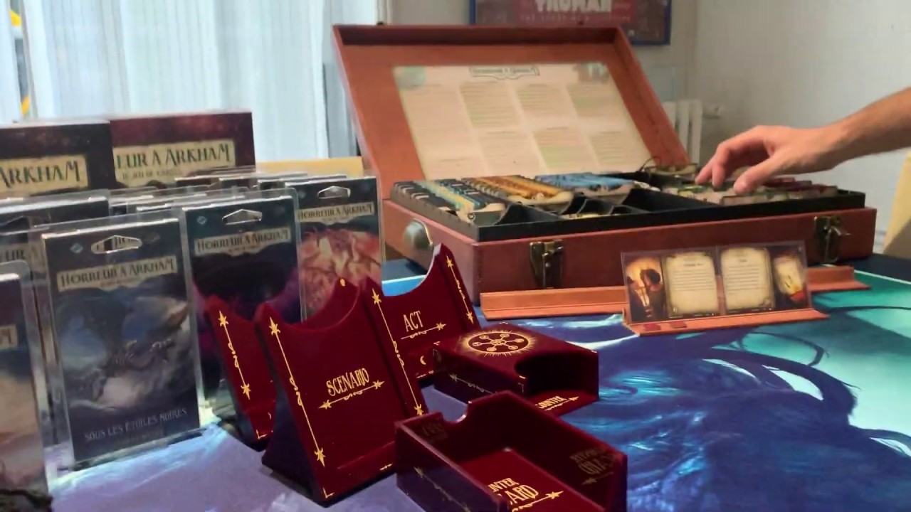 Horreur a Arkham JCE - Notre Materiel pour combattre les Grands Anciens