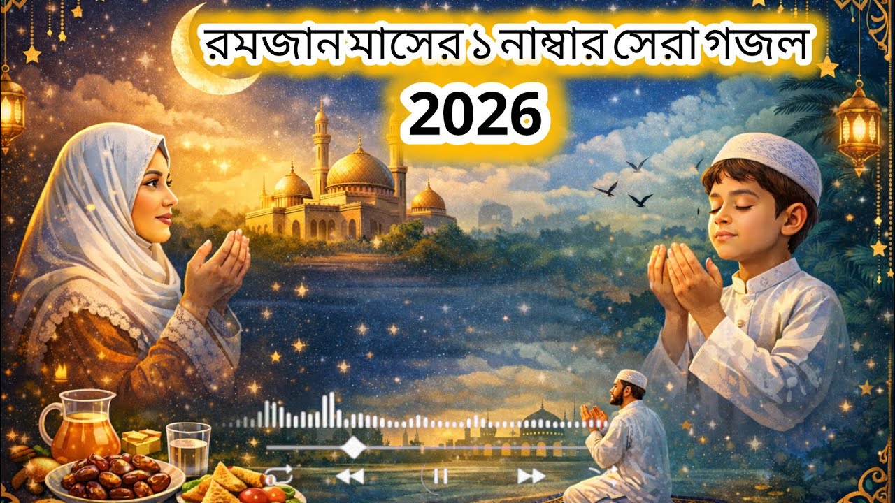 রমজান মাসের ১ নাম্বার সেরা গজল ২০২৬ | হৃদয় ছোঁয়া রমজানের গজল