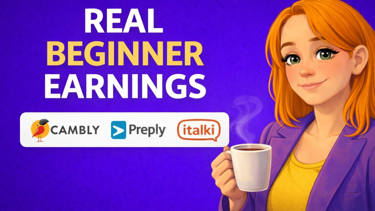 How Much Can Beginners Really Earn Teaching English Online? (Cambly, Preply & italki – Real Numbers)