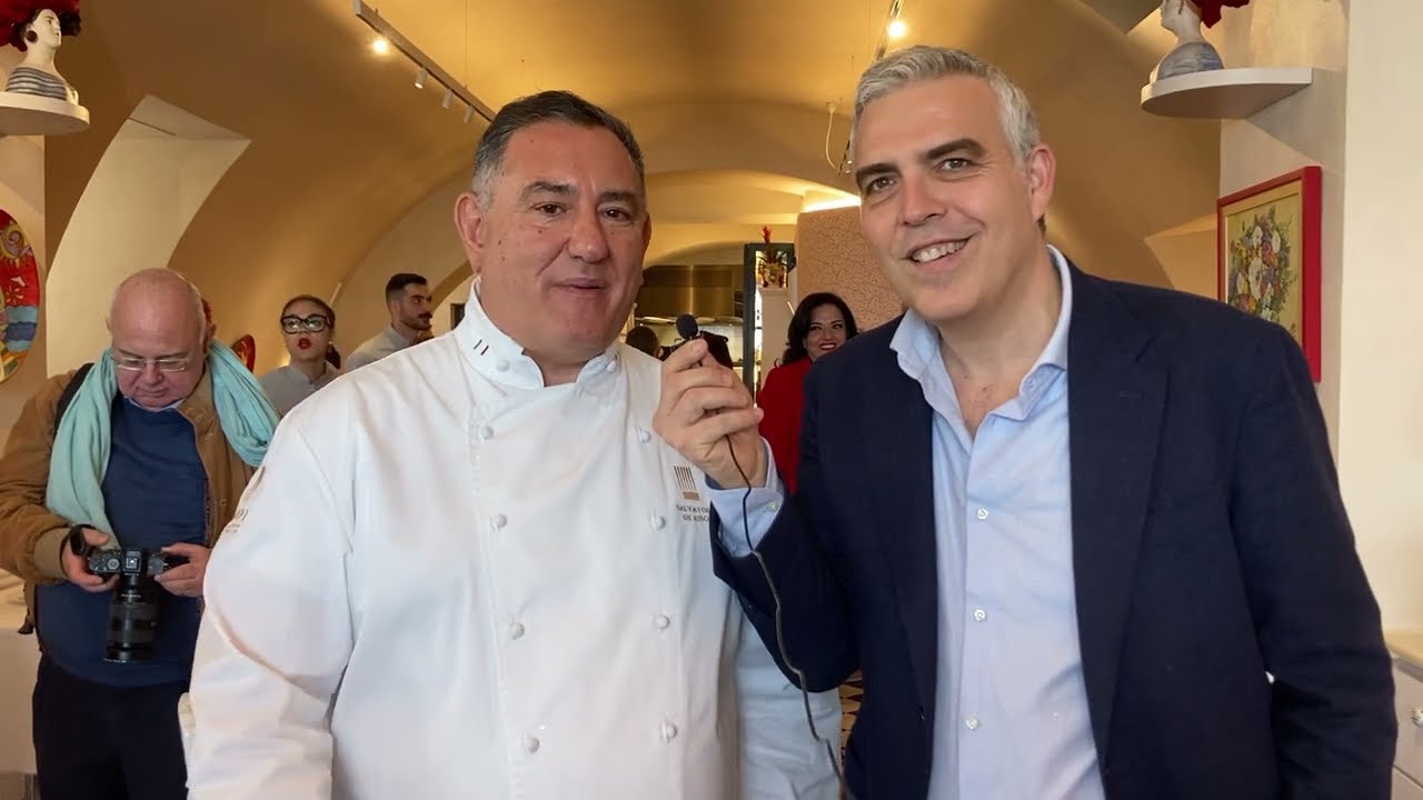 Inaugurazione del ristorante Sal De Riso Gourmet a Minori (Salerno)