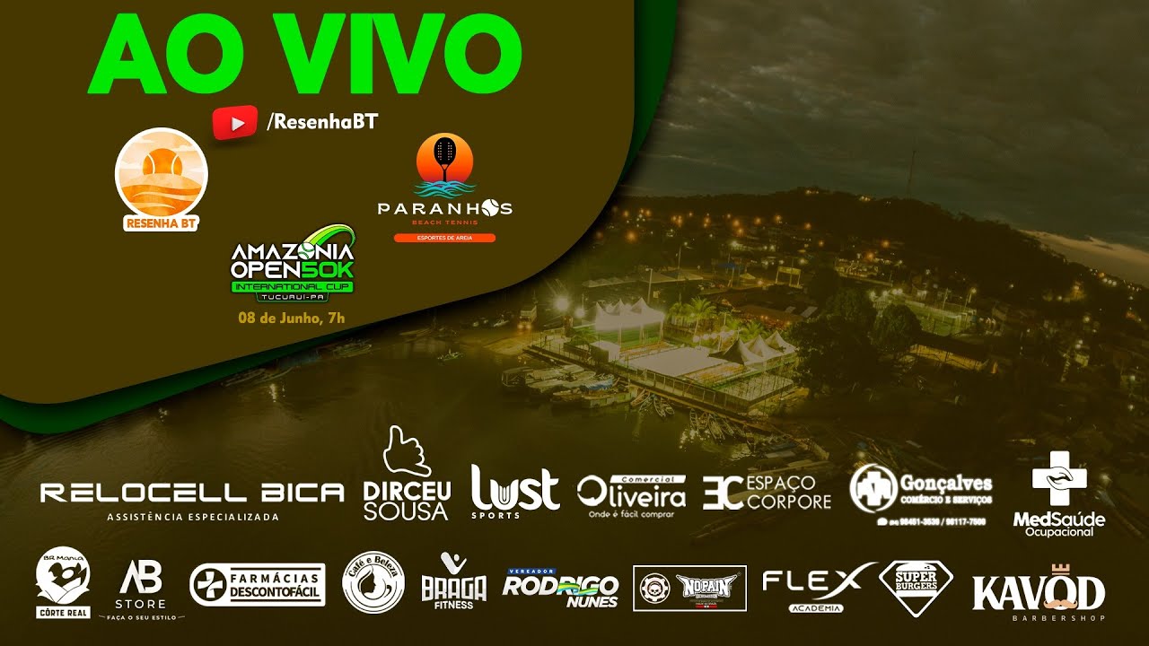 Amaz&ocirc;nia Open 50k PARANHOS BEACH SEMI FINAL MASC A  MAYKON E  VINICUS  VS CEBOLAO E BIANK