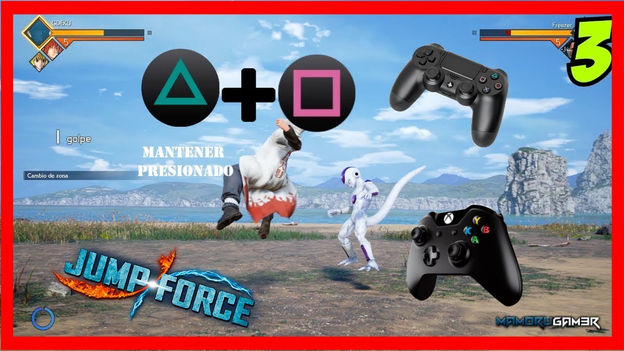 JUMP FORCE 🎮🕹️ [Los mejoresTIPS & TRUCOS par CAMBIOS DE ZONA] -2019