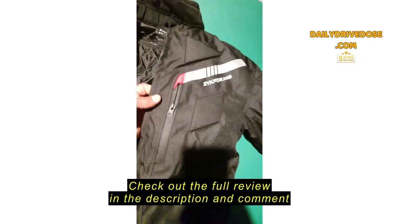 Review Zyxformis Motorcycle Jacket Motorbike Biker Waterproof Jackets Windproof Full Body Protective
