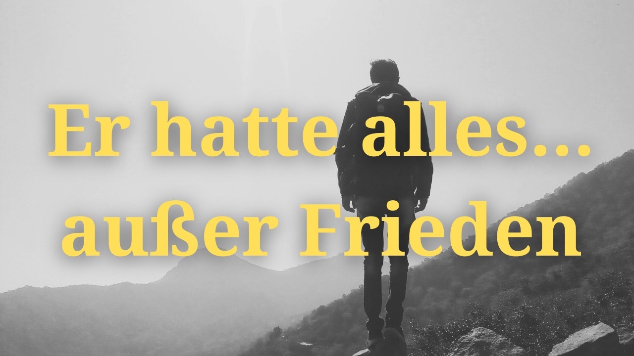 Der reiche Kaufmann ohne inneren Frieden