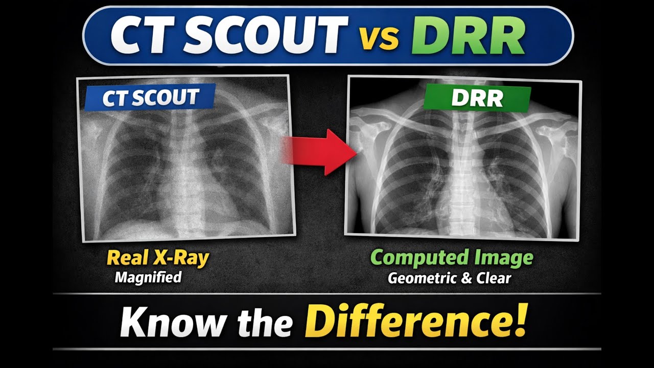 CT Scout vs DRR Explained | How to Tell the Difference (ABR Part 3 Physics)