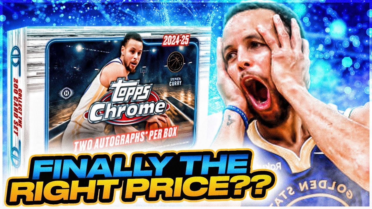 PRICE IS FINALLY RIGHT??? | 2024-25 Topps Chrome NBA Hobby Box & Delight Box Review
