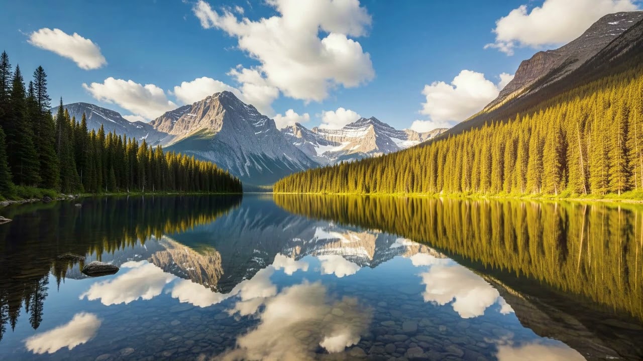 Tranquil Reflections: A Journey to Nature's Alpine Serenity