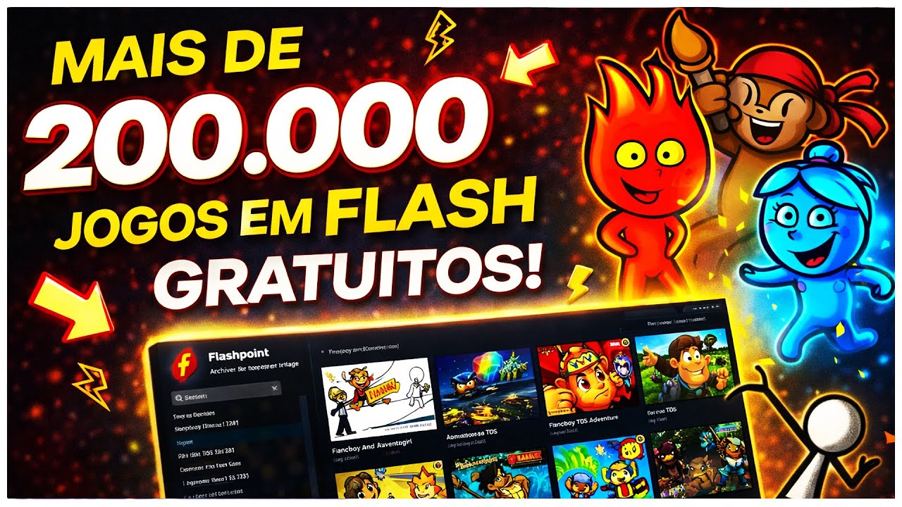 JOGA TODOS OS JOGOS DE FLASH NO TEU COMPUTADOR!