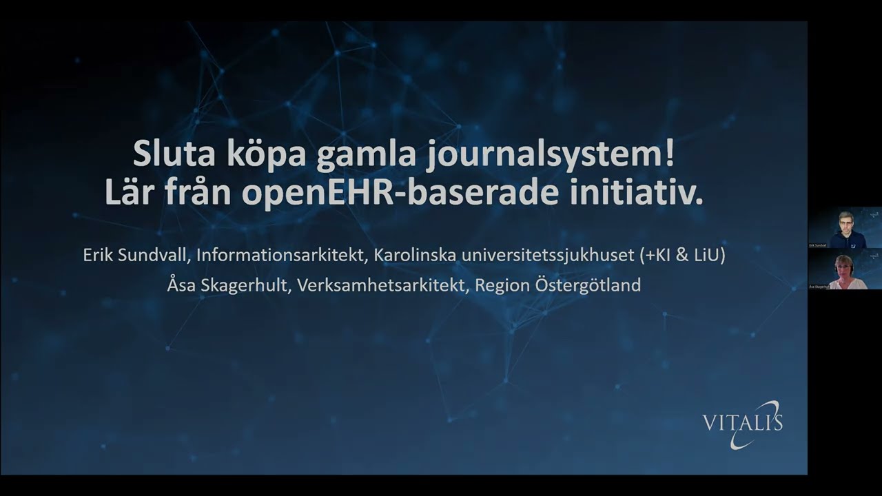 Sluta köpa gamla journalsystem! Lär från openEHR-baserade initiativ.