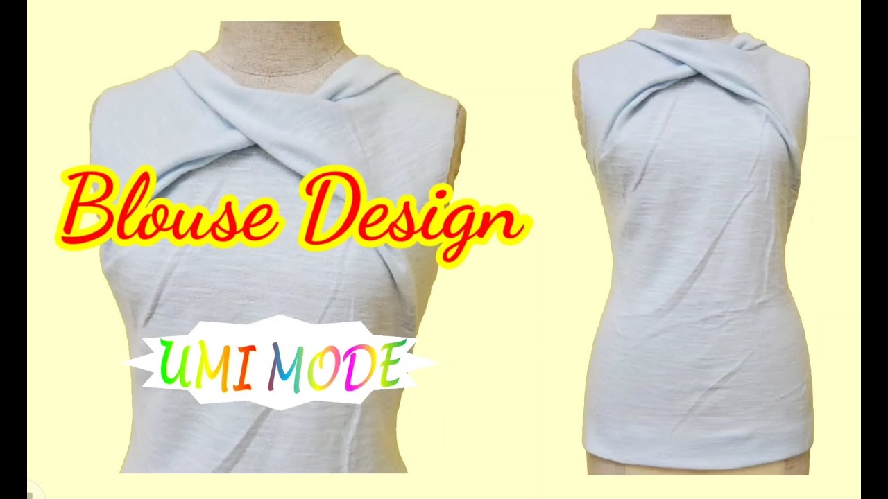 U123 - Twist Neck Top - &Aacute;o Cổ Xoắn