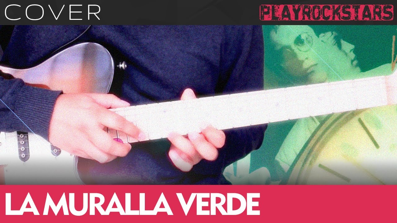 como tocar LA MURALLA VERDE en guitarra ENANITOS VERDES ⭐️ COVER / ACORDES / SOLO /  RITMO / TABS