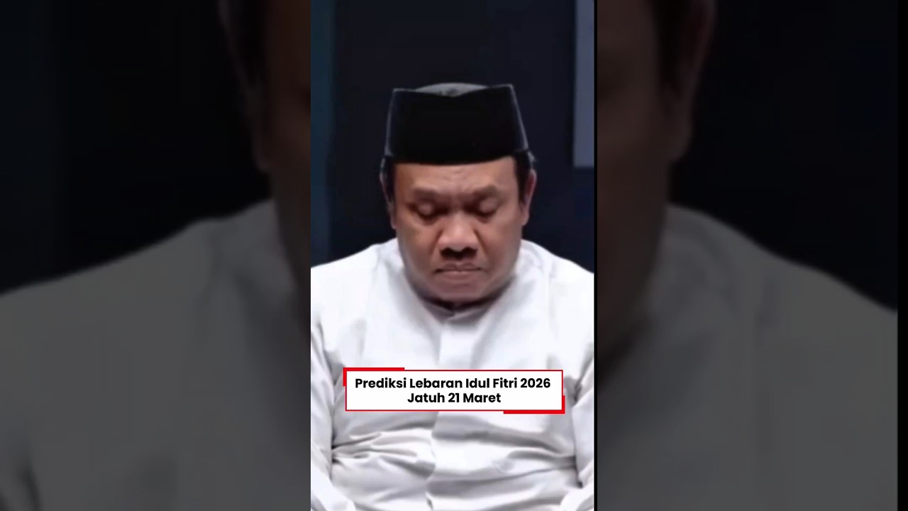 Prediksi Lebaran Idul Fitri 2026 Jatuh 21 Mar #sidangisbat #pbnu #brin #bmkg #lebaran2026