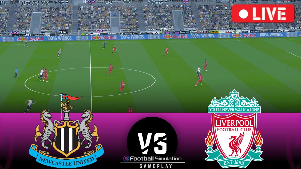 Newcastle United vs Liverpool LIVE | Premier League 2026/27 | Decide the Winner! | Game Simulation