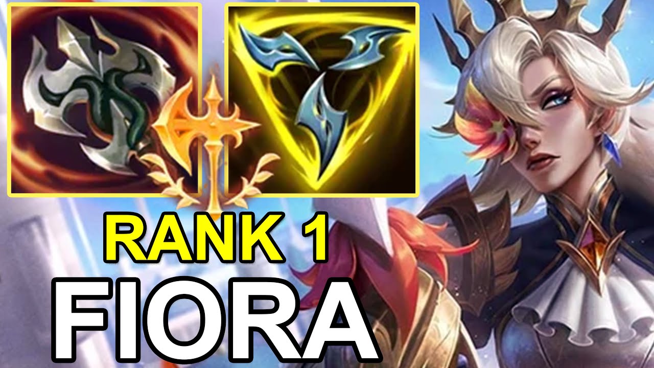 LOL CN BEST FIORA - 14FIORA vs Aatrox Plat1 - Challenger Fiora Gameplay