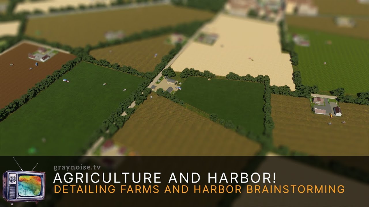 🏙️ Agriculture and Harbor Detailing! The Mediterranean city continues
