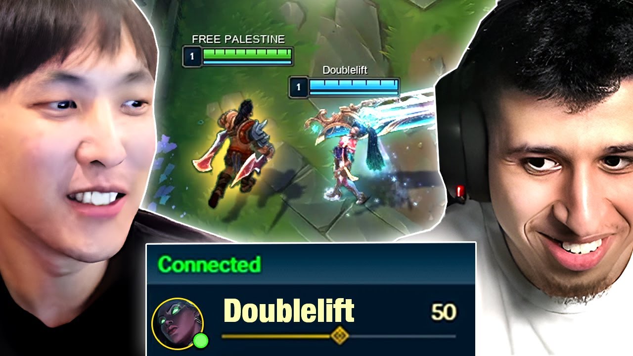GETTING DOUBELIFT AS MY SUPPORT IN A FULL CHALLENGER LOBBY..| Humzh