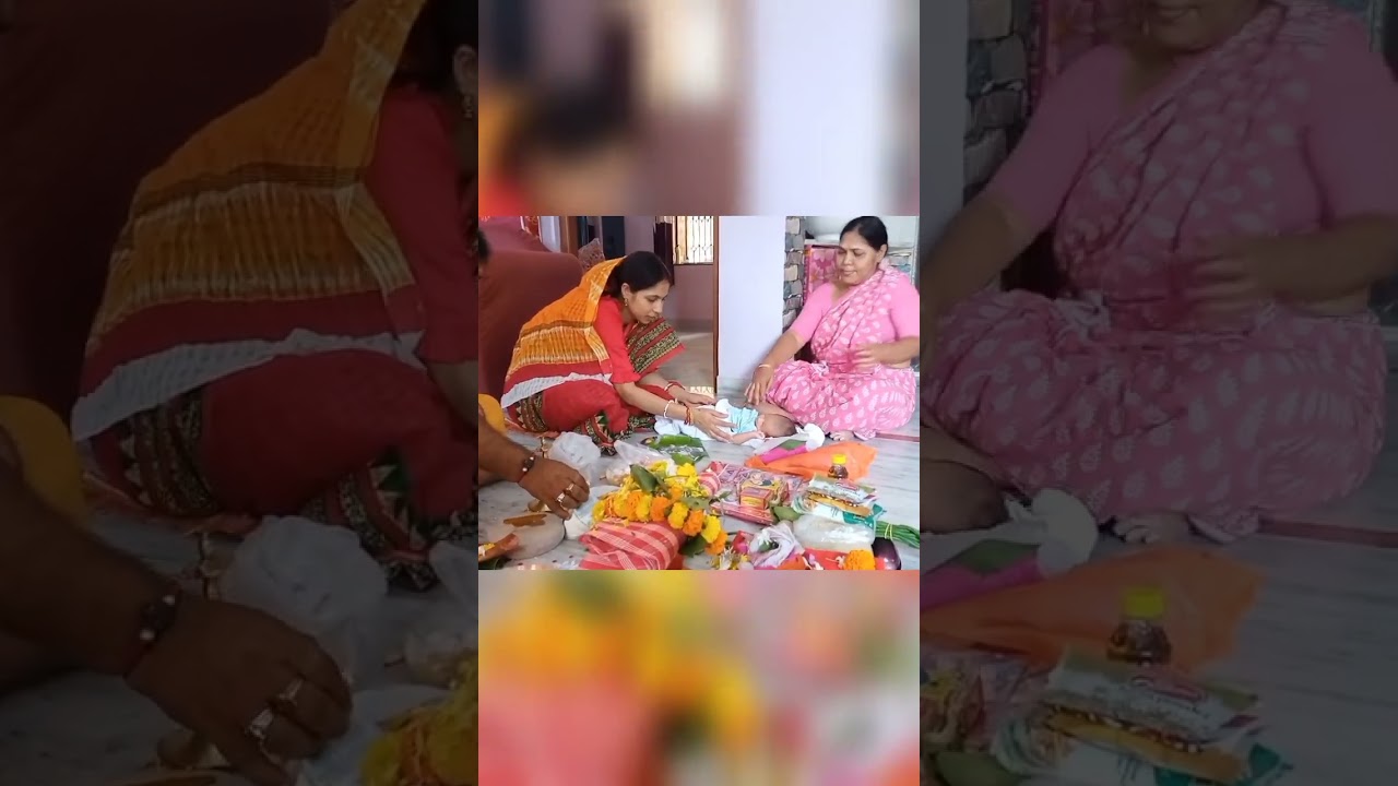 new baby welcome#chatti  puja#jai maa shitala#do like and subscribe