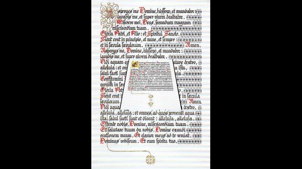 Kalligrafie - gotisch schrift - Textura quadrata