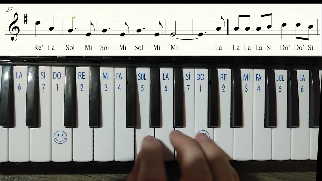 Run run se fue pal norte melodica tutorial