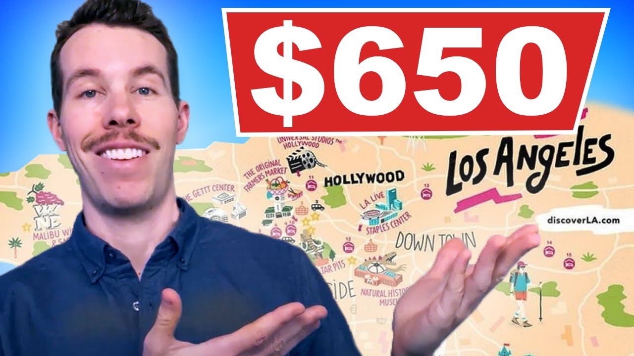 Inside the TINIEST $650 Apartment in Los Angeles! | Ballin' on a Budget!
