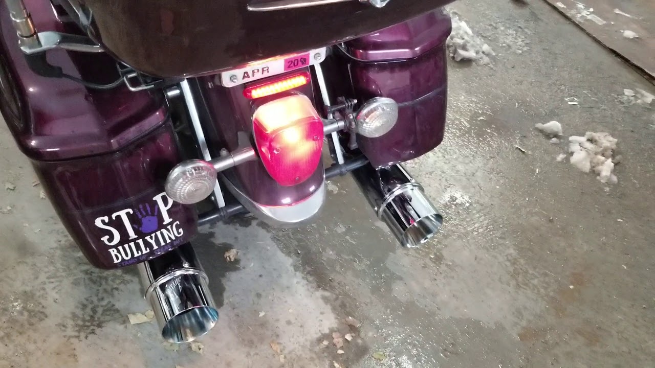 Royal Star Venture megaphone exhaust