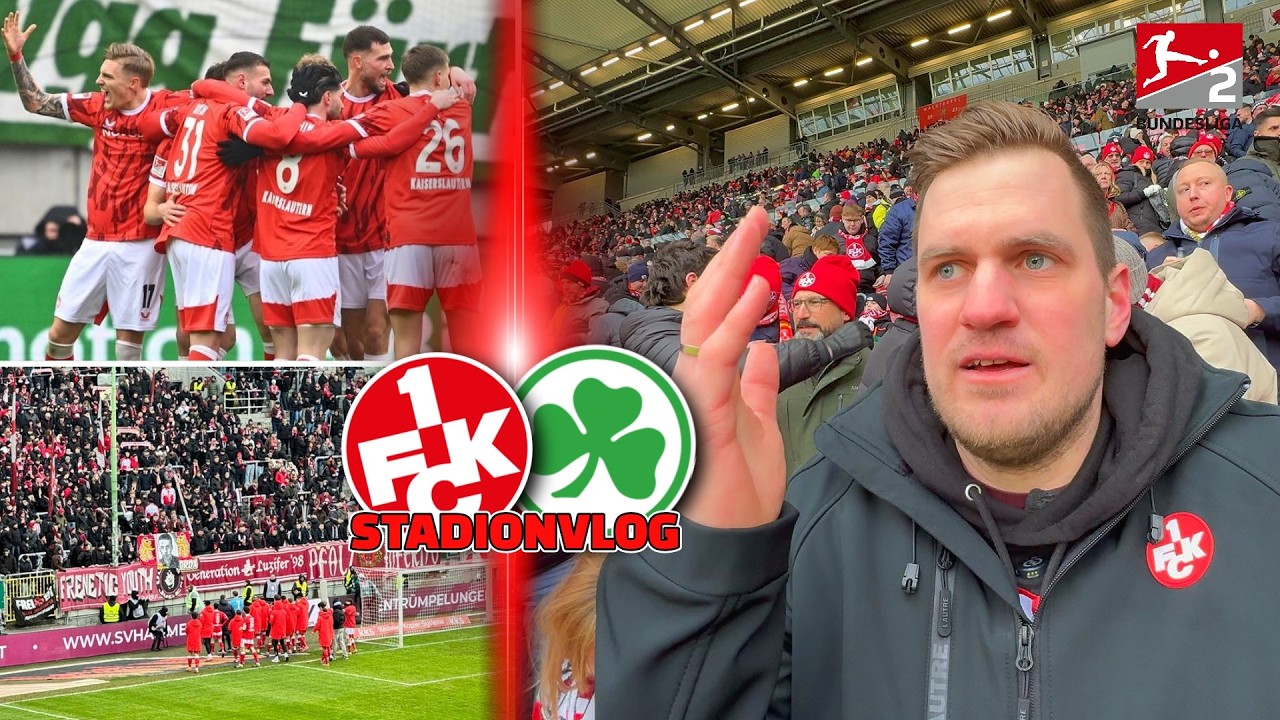 👹🔥 PFIFFE trotz HEIMSIEG aufm BETZE! | 1. FC Kaiserslautern - SpVgg Fürth | Stadionvlog