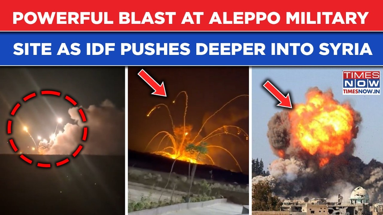 IDF Shocks Syria? Huge Explosion At Military Site| Artillery Action After Israel-Turkey UN Showdown?
