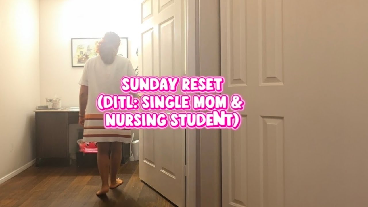 SUNDAY RESET for a Busy Single Mom & Nursing Student ☕️ Getting My Life Together!